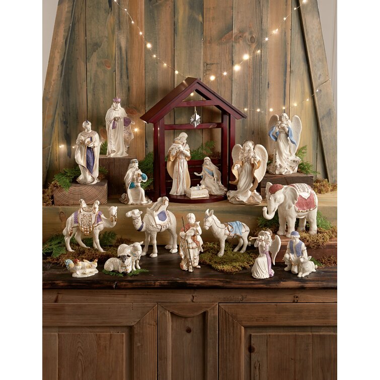 Lenox 10 Piece First Blessing Nativity Set & Reviews | Wayfair